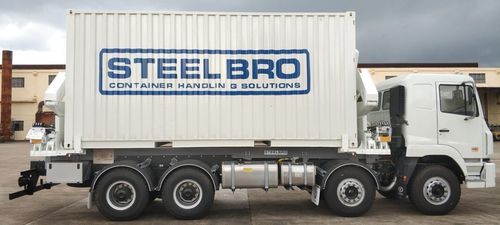 Road trailer - SB362 - Steelbro - container / for terminals / side-lift