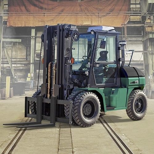 Shipyard forklift - FD60-100N3 series - Mitsubishi Forklift Trucks - all-wheel steering