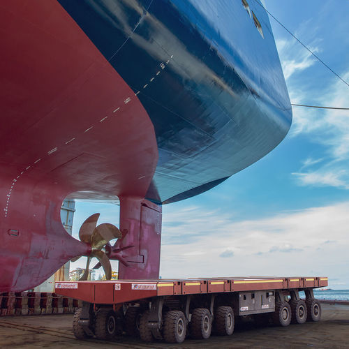 Road trailer - SPMT PowerHoss  - Nicolas Industrie - for shipyards / for terminals / 2-axle