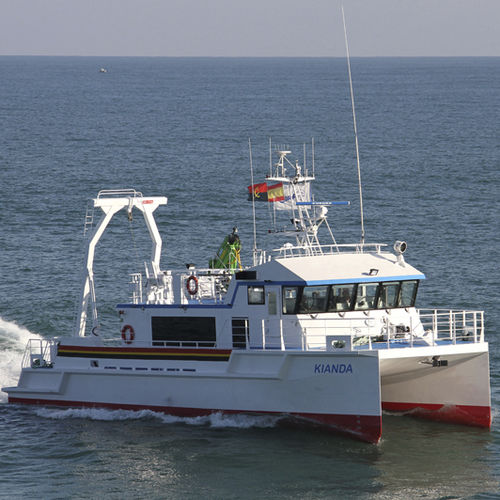 Hydrographic survey boat - Kianda - Armon Shipyards - catamaran / inboard