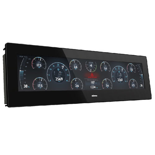 Ships display - AHD 1319 GW - Böning Automationstechnologie GmbH & Co. KG - for yacht / PC / visualization