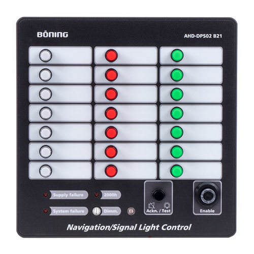 Ship monitoring and control panel - AHD-DPS02 B21  - Böning Automationstechnologie GmbH & Co. KG - for yacht / alarm