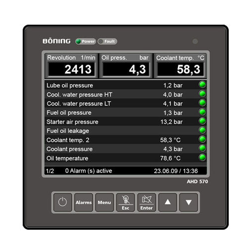 Ship screen - AHD 570 - Böning Automationstechnologie GmbH & Co. KG - for yacht / for control / visualization