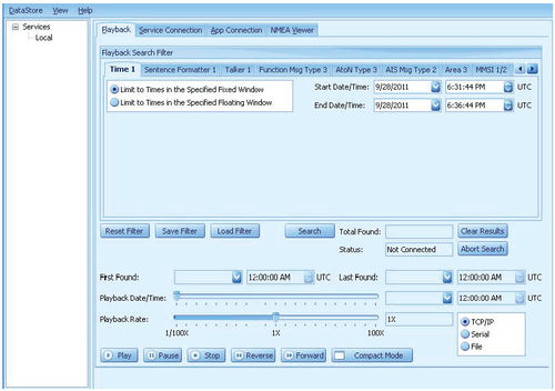 Monitoring software - DataStore - CNS Systems AB - tracking / AIS / for ships