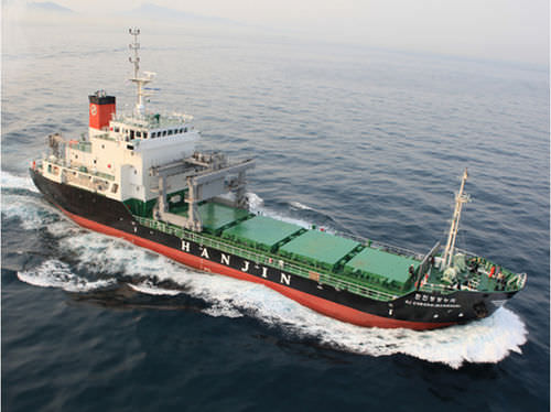 Nuclear waste carrier special vessel - DAE SUN SHIPBUILDING - coastal