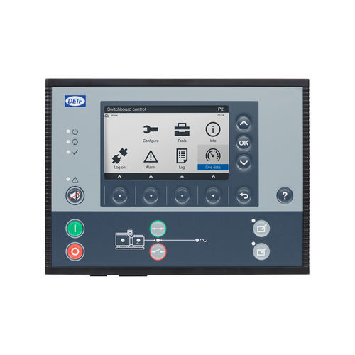 Ship monitoring and control panel - PPU 300 - DEIF - for generator sets