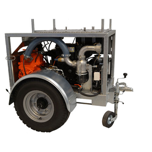 Mobile pump-out - Ro-Vac MK III - Desmi - for boat / vacuum pump
