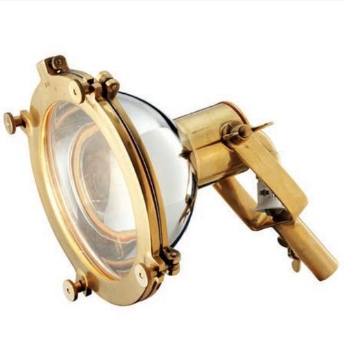 Deck floodlight - CORVAS - Dose - for ships / halogen / brass