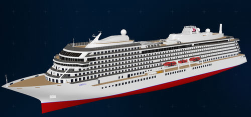 Cruising cruise ship - Viking Vela - Fincantieri - Cantieri Navali Italiani - not specified