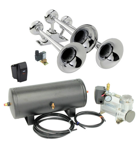Pneumatic horn - T-0A COMPLETE KIT - KAHLENBERG INDUSTRIES - for boats <20 m
