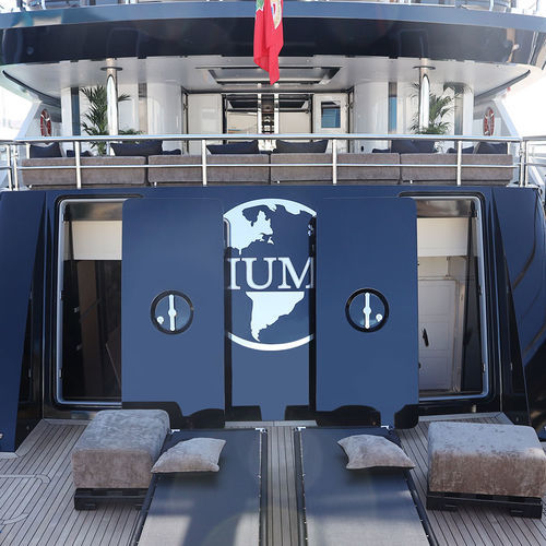 Yacht door - Tecnimpianti SPA - pantograph / waterproof