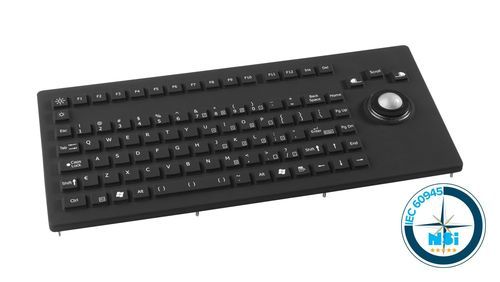 Ship computer keyboard - RKCT92 - NSI - for marinas / 92-key / with trackball