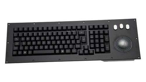Marine computer keyboard - MKBL107 - NSI - 107-key / waterproof / with trackball