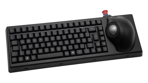 Marine computer keyboard - MKBE87 - NSI - 87-key / waterproof / with trackball
