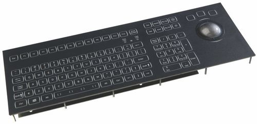 Ship computer keyboard - KSMX106 - NSI - for marinas / 106-key / with trackball