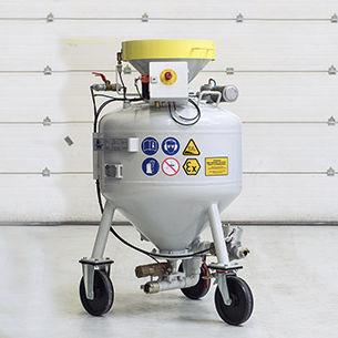 Shipyard sandblasting machine - ATEX series - Straaltechniek International - mobile