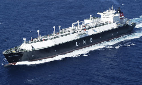 LNG carrier cargo ship - K Shipbuilding