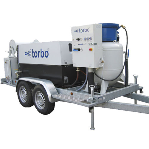 Shipyard sandblasting machine - torboCar AC84 - torbo - mobile