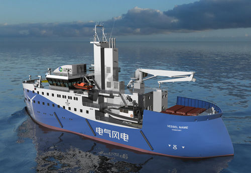Wind farm offshore support vessel - ZHI CHENG 60 - ULSTEIN