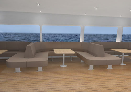 Passenger ship bench seat - WM900 LOUNGE - West Mekan