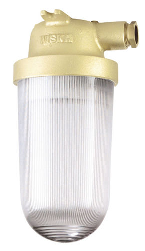 Indoor light - PC-GLOBE LONG - WISKA Hoppmann GmbH - for ships / fluorescent / brass