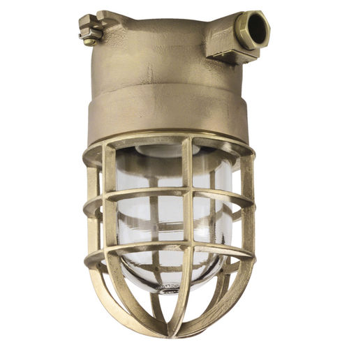 Outdoor light - Ex-505 - WISKA Hoppmann GmbH - for ships / incandescent / brass