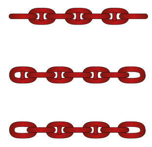 Ship chain - Wortelboer - anchor / stud link