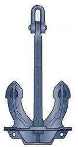 Hall type anchor - Wortelboer - for ships