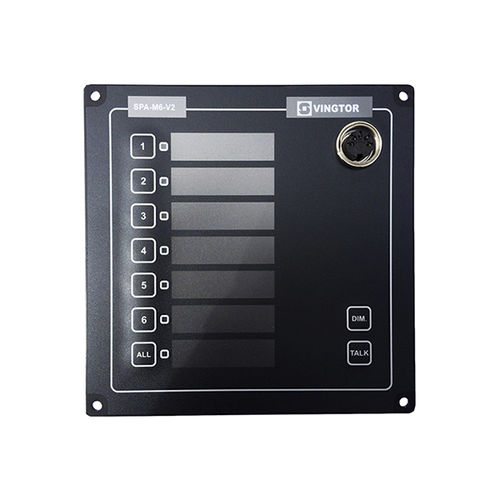 Ship call panel - SPA-M6-V2 - Zenitel Norway AS