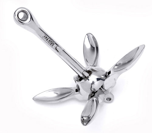 Grapnel anchor - S6370 - YCH Ind. Corp. - for boat / stainless steel