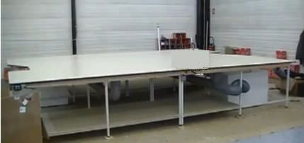 Air-cushion cutting and spreading table - SODIFA ESCA