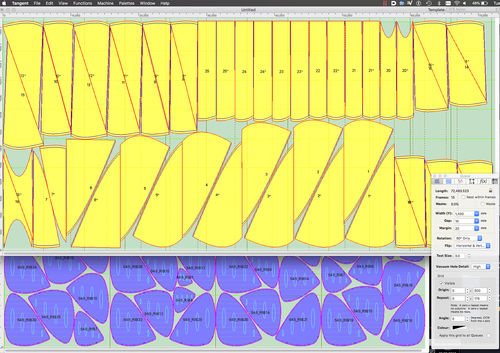 Nesting software - Advanced Autonesting - AERONAUT - for fabric cutting applications / for shipyards
