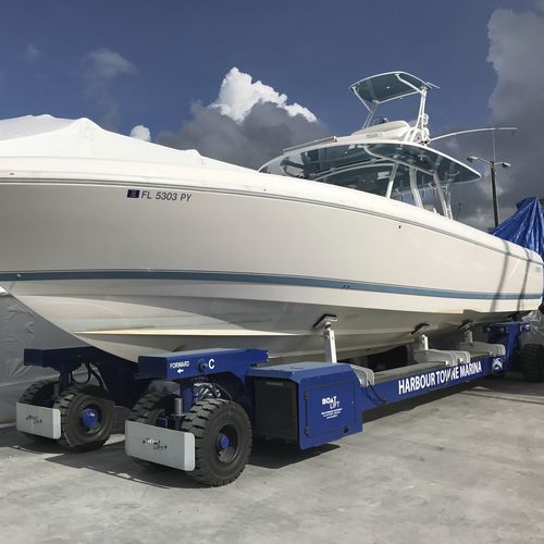 Handling trailer - BL50MA-90° - BOAT LIFT - for shipyards / tandem / hydraulic