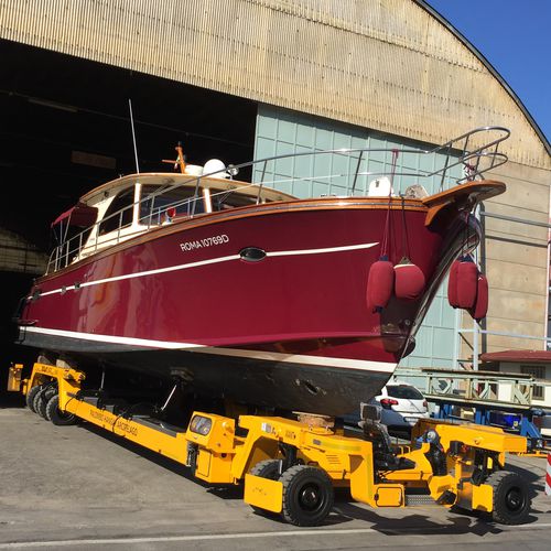 Handling trailer - BL60MES-90° - BOAT LIFT - for boat / for shipyards / tandem