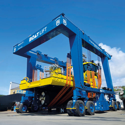 Remotely controlled travel lift - BL820TL-90°DSC - BOAT LIFT - for heavy loads / lifting