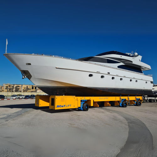 Heavy-duty handling trailer - BL100MSA-90° - BOAT LIFT - for boat / tandem / hydraulic