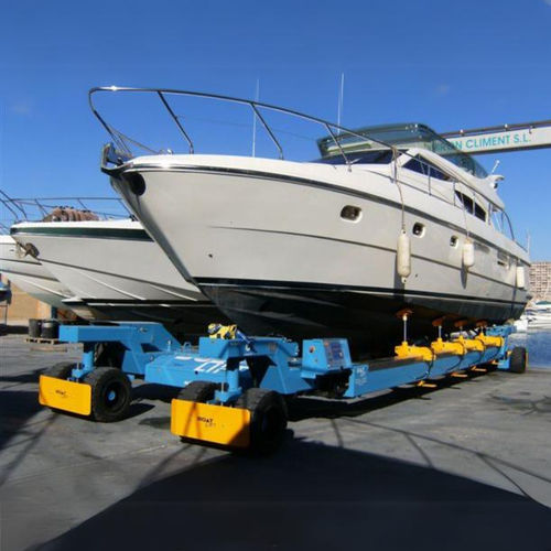 Handling trailer - BL40M-90° - BOAT LIFT - for shipyards / tandem / hydraulic