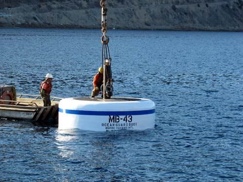 Mooring buoy - MB - Marine Fenders International - for terminals / urethane