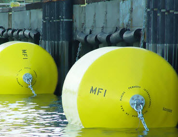 Harbor fender - OCEAN GUARD - Marine Fenders International - pier / foam-filled / Dropstitch