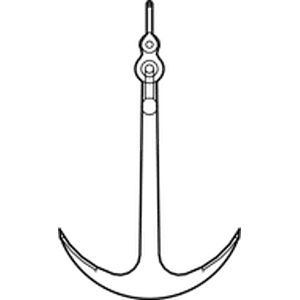 Admiralty anchor - Sotra Marine Produkter - for ships
