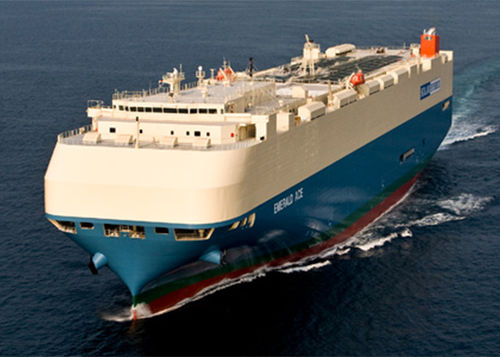 Car carrier cargo ship - EMERALD ACE - MITSUBISHI HEAVY INDUSTRIES - Ship & Ocean
