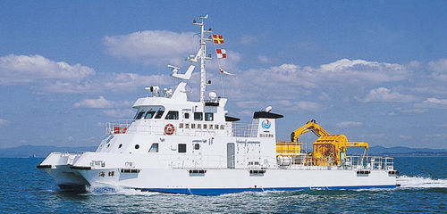 Hydrographic survey special vessel - KAIKI - MITSUBISHI HEAVY INDUSTRIES - Ship & Ocean
