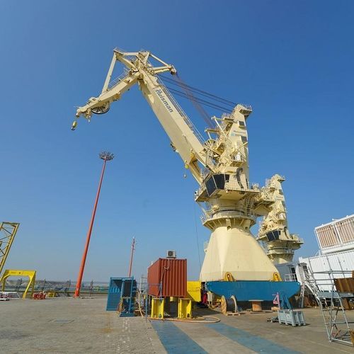 Ship crane - Huisman - for decks / knuckle boom / hybrid