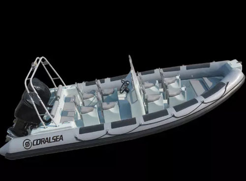 Work boat - HJ series  - Weihai Hifei Marine Co., Ltd - outboard / rigid hull
