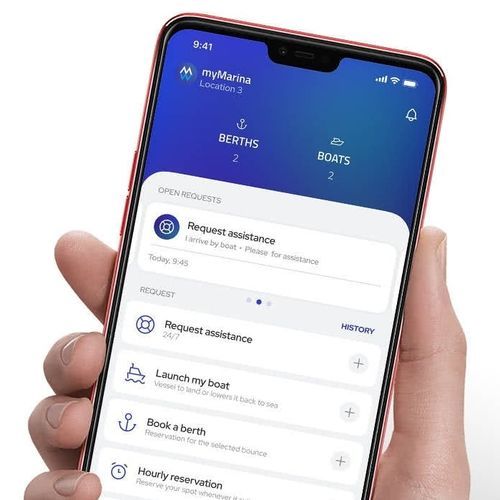 Access control app - myMarina - Marina Master Ltd - for boat / for marinas