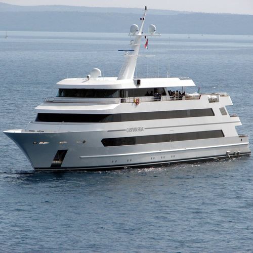 Cruising mega-yacht - Caspian Star - Brodosplit Shipyard - wheelhouse / 6-cabin / steel