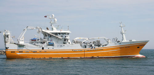 Beam trawler commercial fishing vessel - ISAFOLD - Karstensens Shipyard Ltd.
