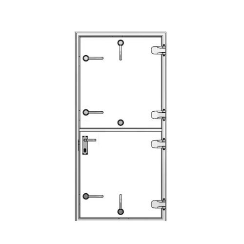 Ship door - SLD.H A2 - Libra-Plast AS - weathertight / aluminum