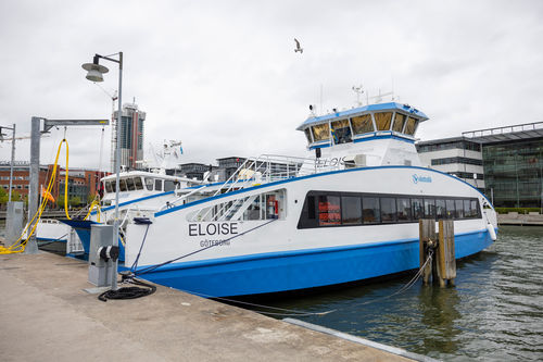 Catamaran passenger ferry - Eloise - UKI Workboat - steel / hybrid