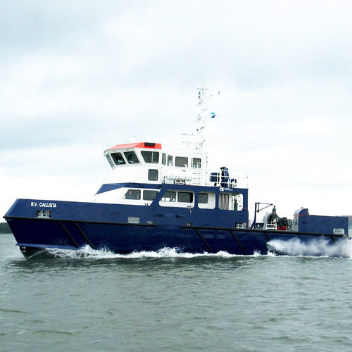 Oceanographic research boat - Callista - UKI Workboat - inboard / aluminum / LR
